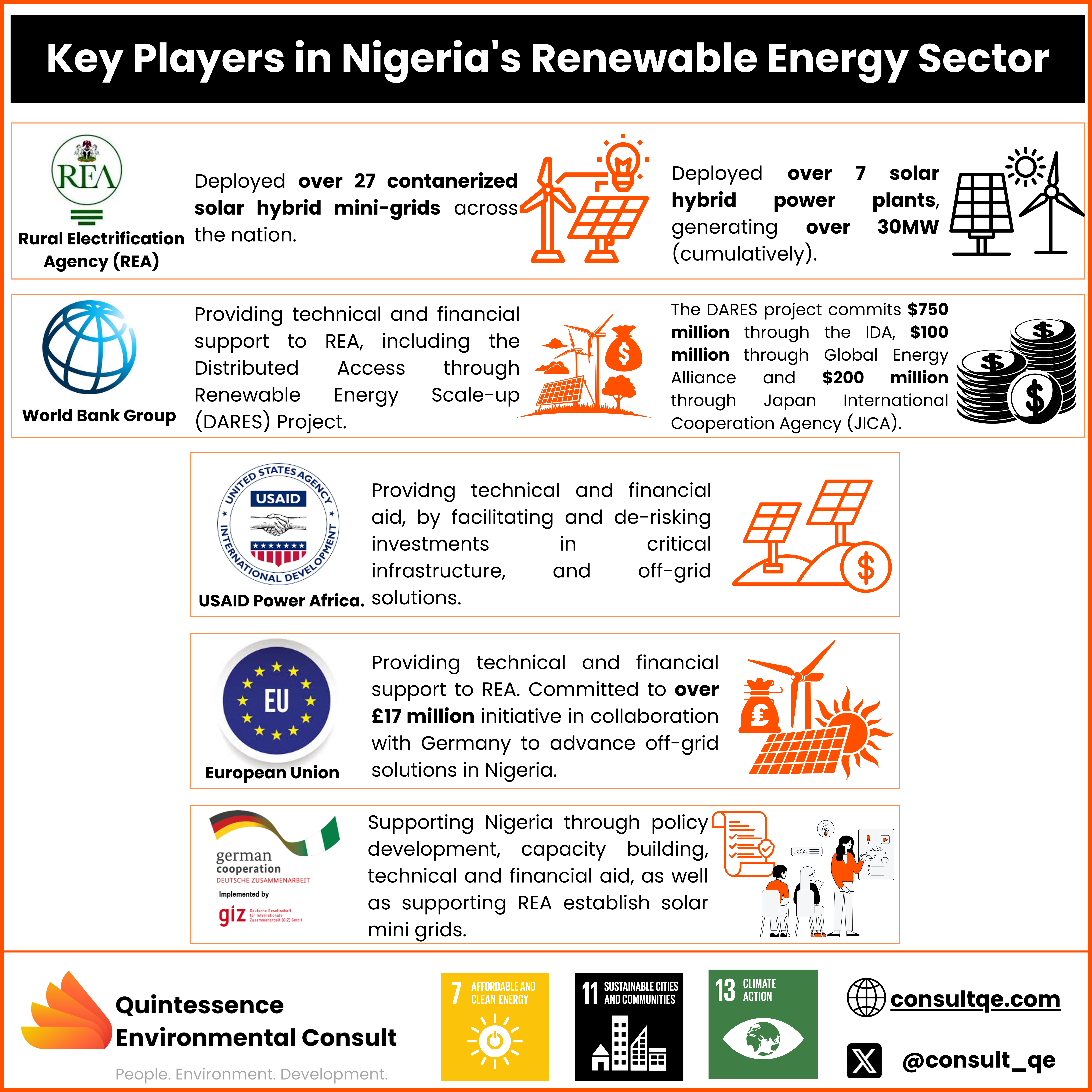 key players in Nigeria's renewable energy sector